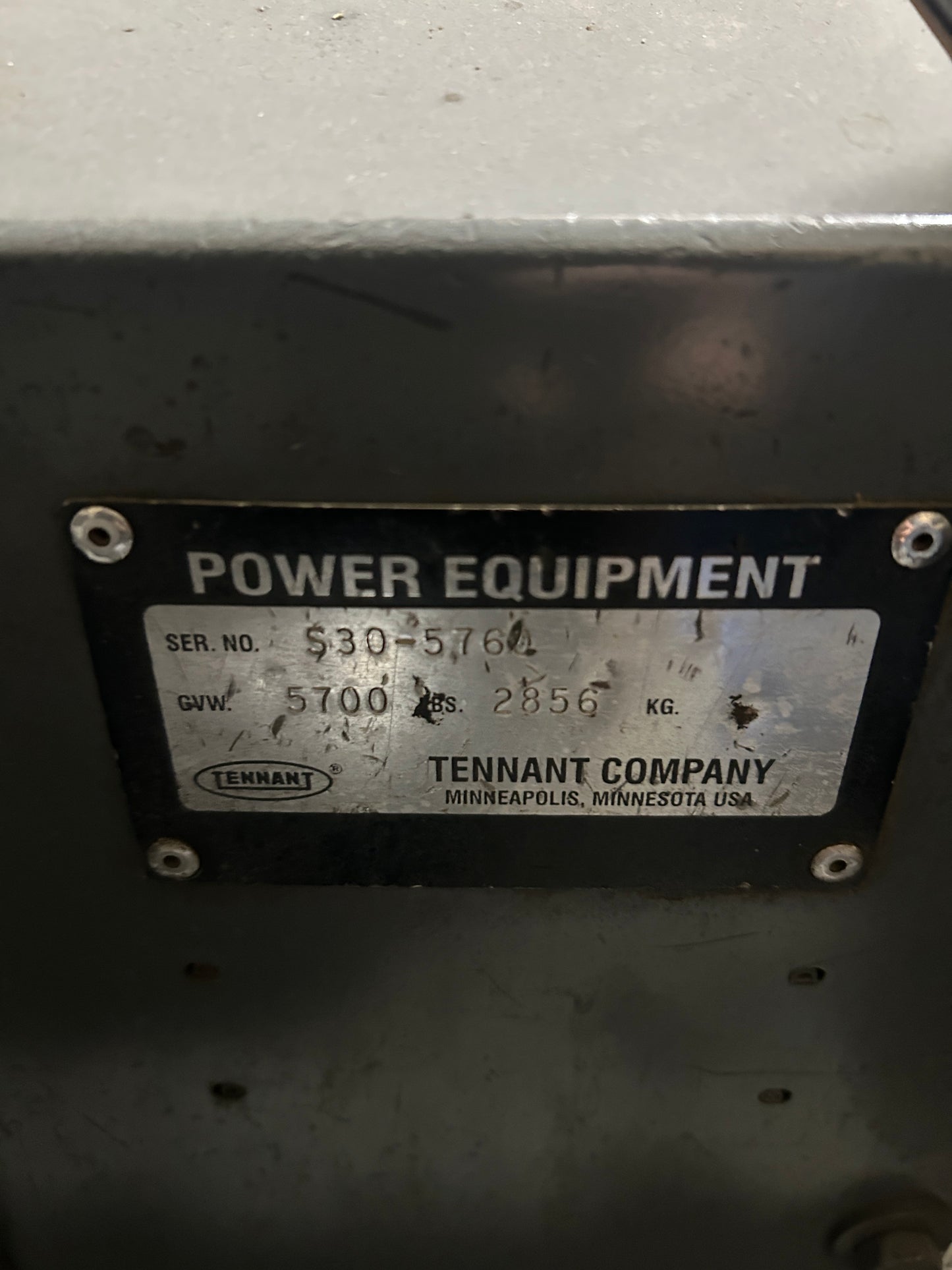 2000 TENNANT S30