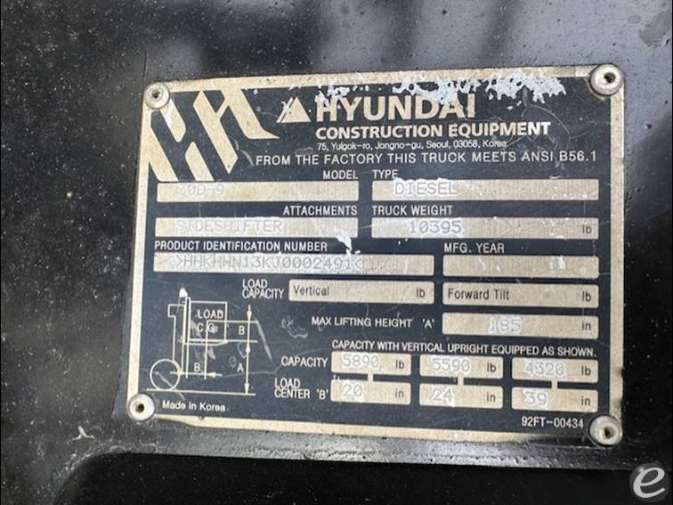 2018 Hyundai 30D-9