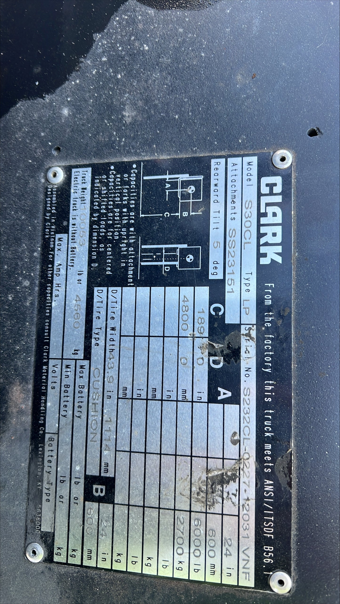 2022 CLARK S30C