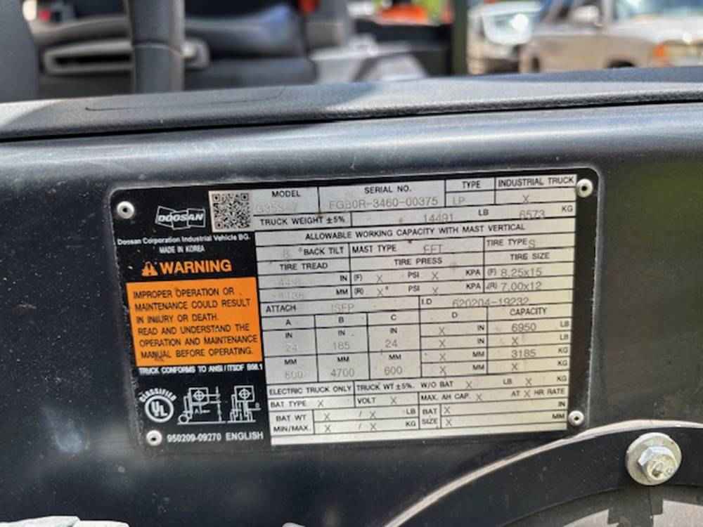 2020 LP Gas Doosan G35S-7