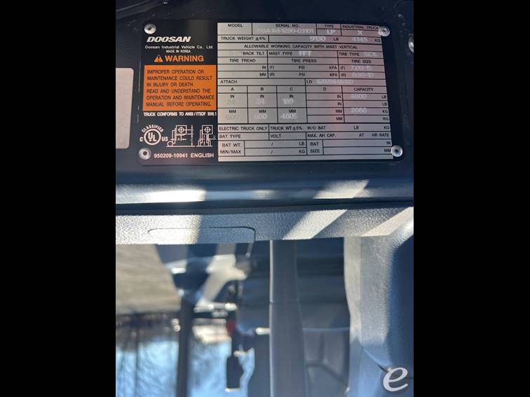 2022 Doosan G25E-7