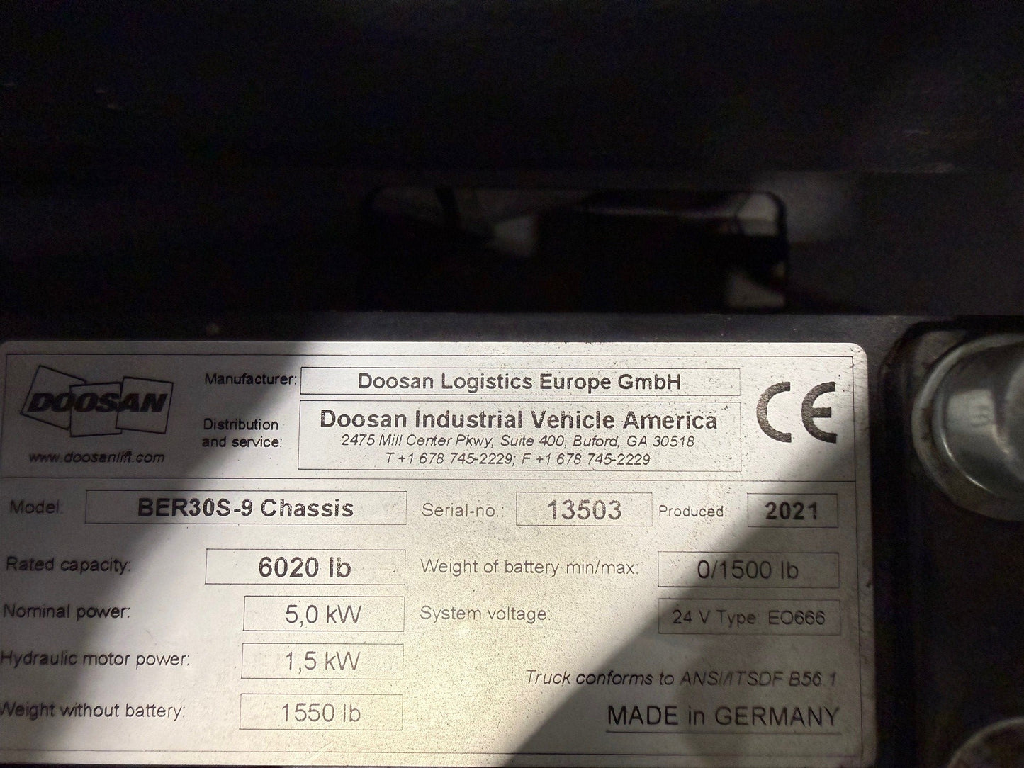 2020 Doosan BER30S-9