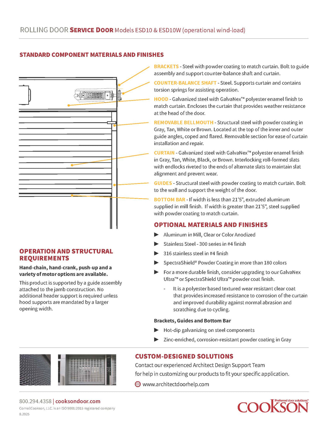Cookson ESD10 Overhead Door – Burwell Material Handling