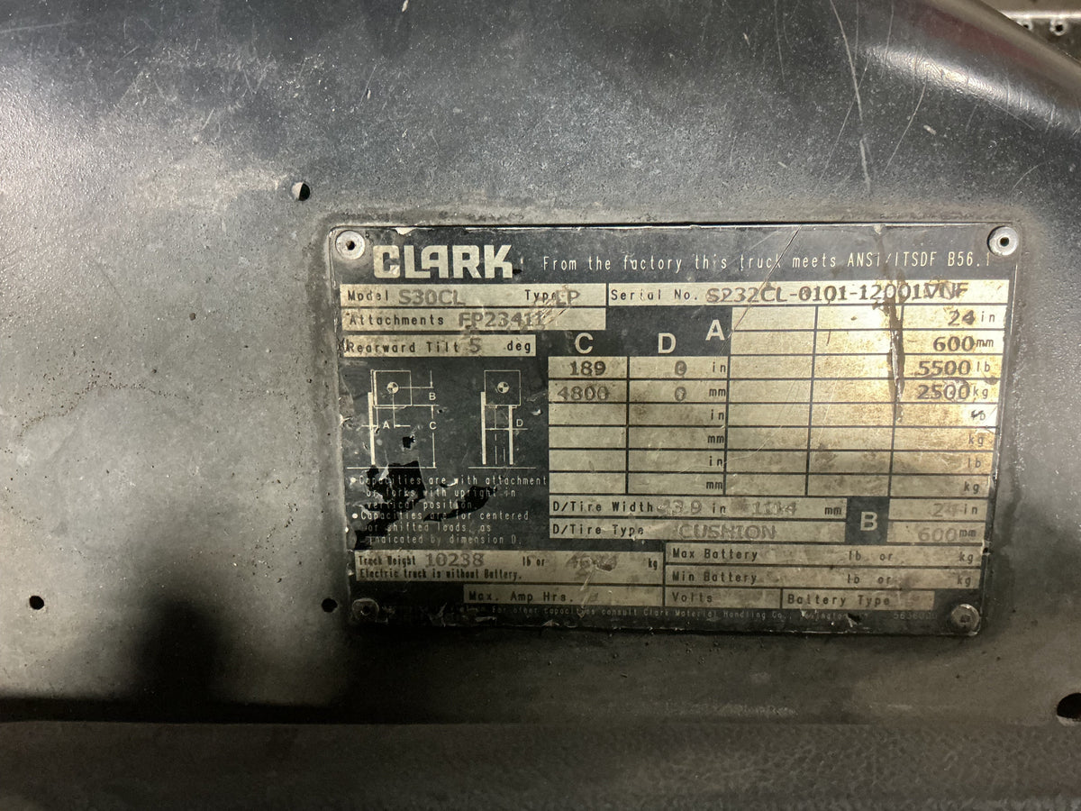 2020 CLARK S30C