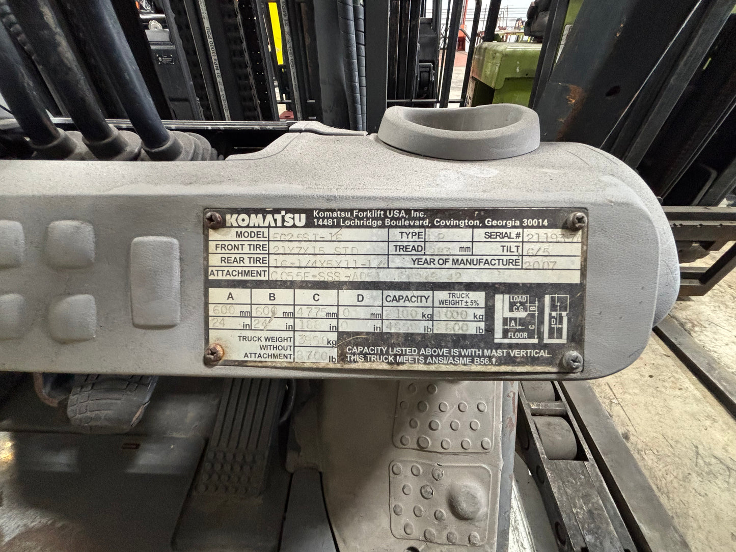 2006 KOMATSU FG25ST-16