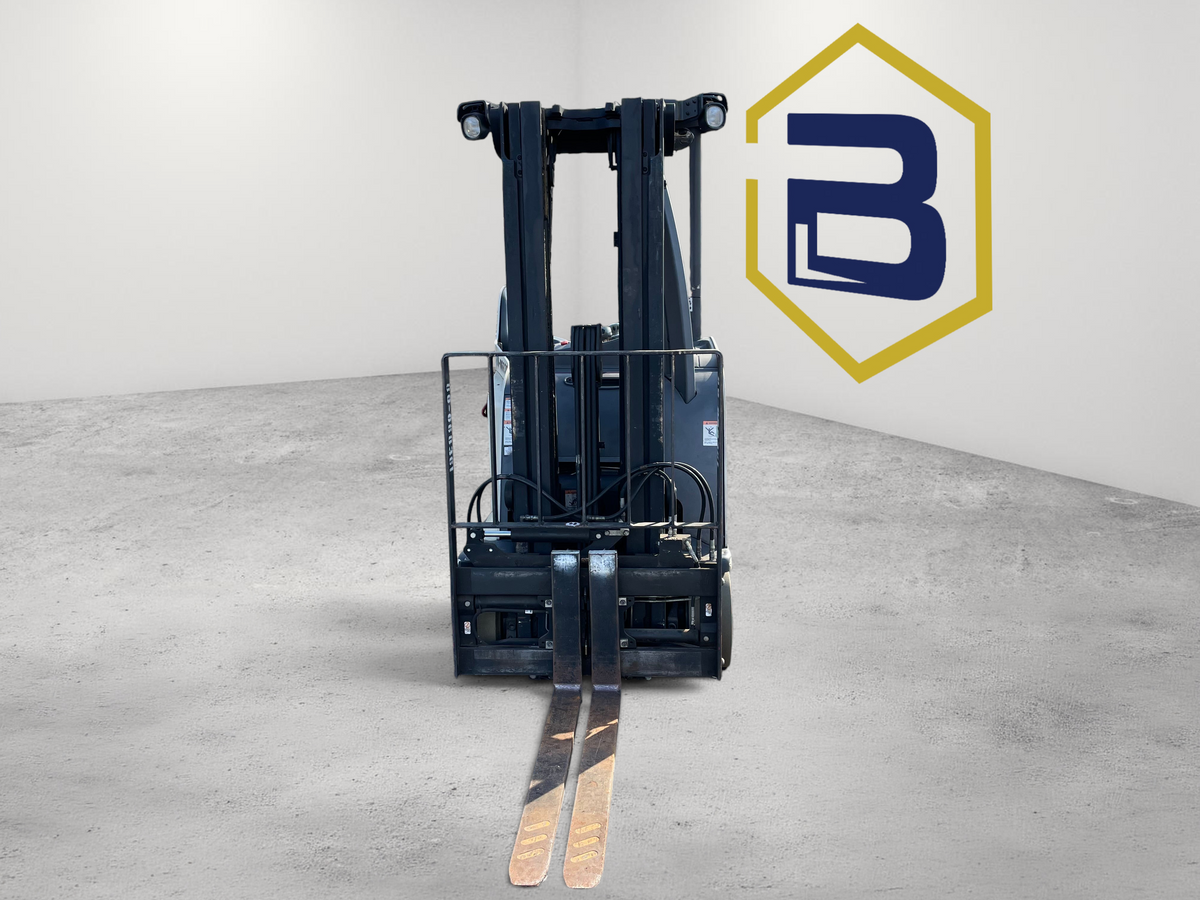 Burwell Material Handling 2020 Crown RC5535-35 electric stand-up forklift with cushion tires in an outdoor setting