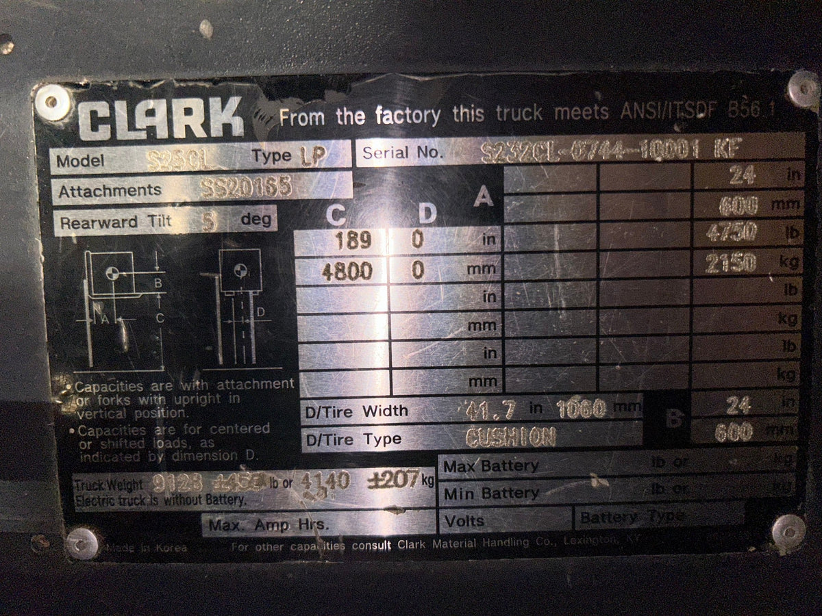 CLARK S25C