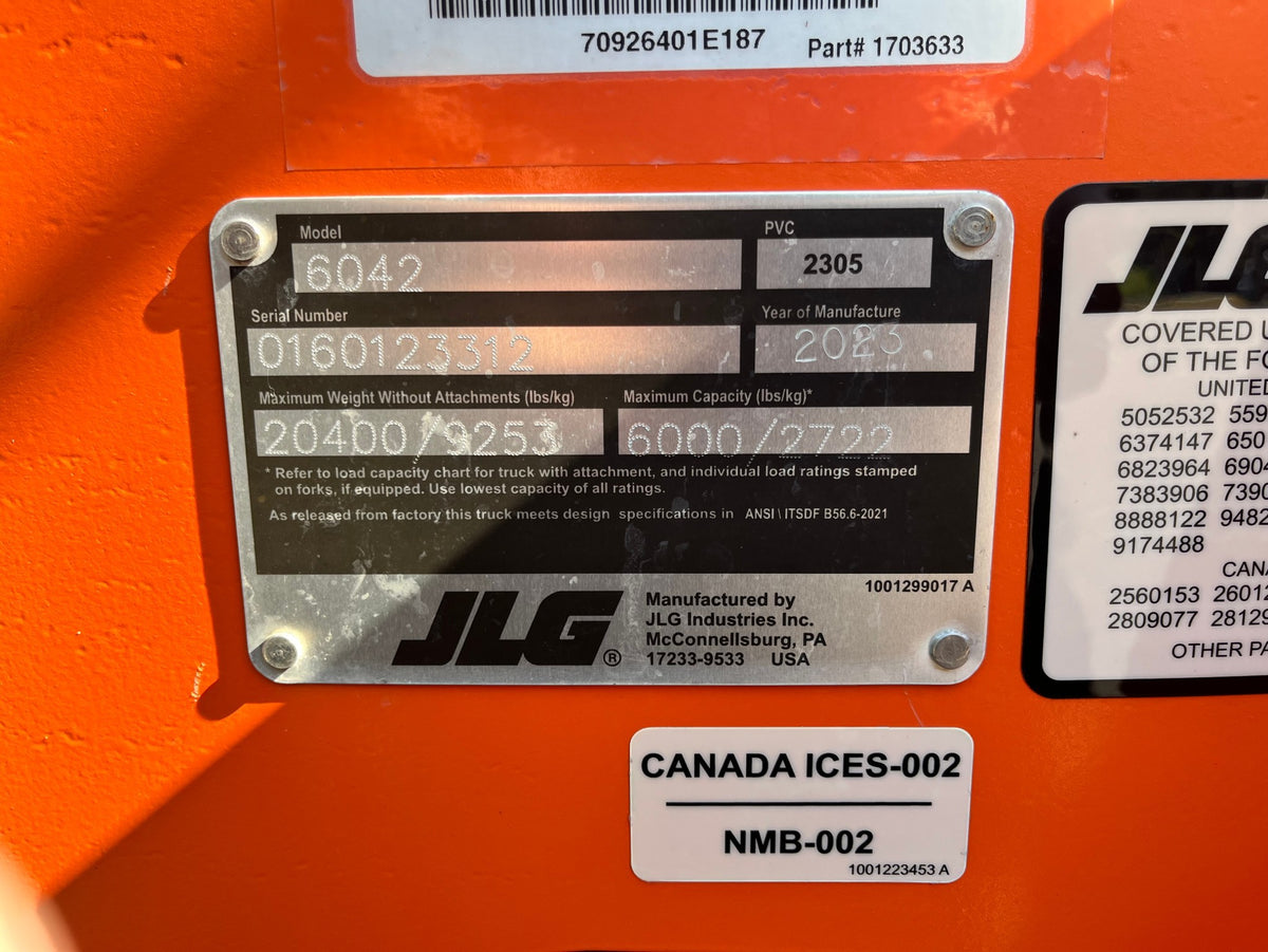2023 JLG 6042