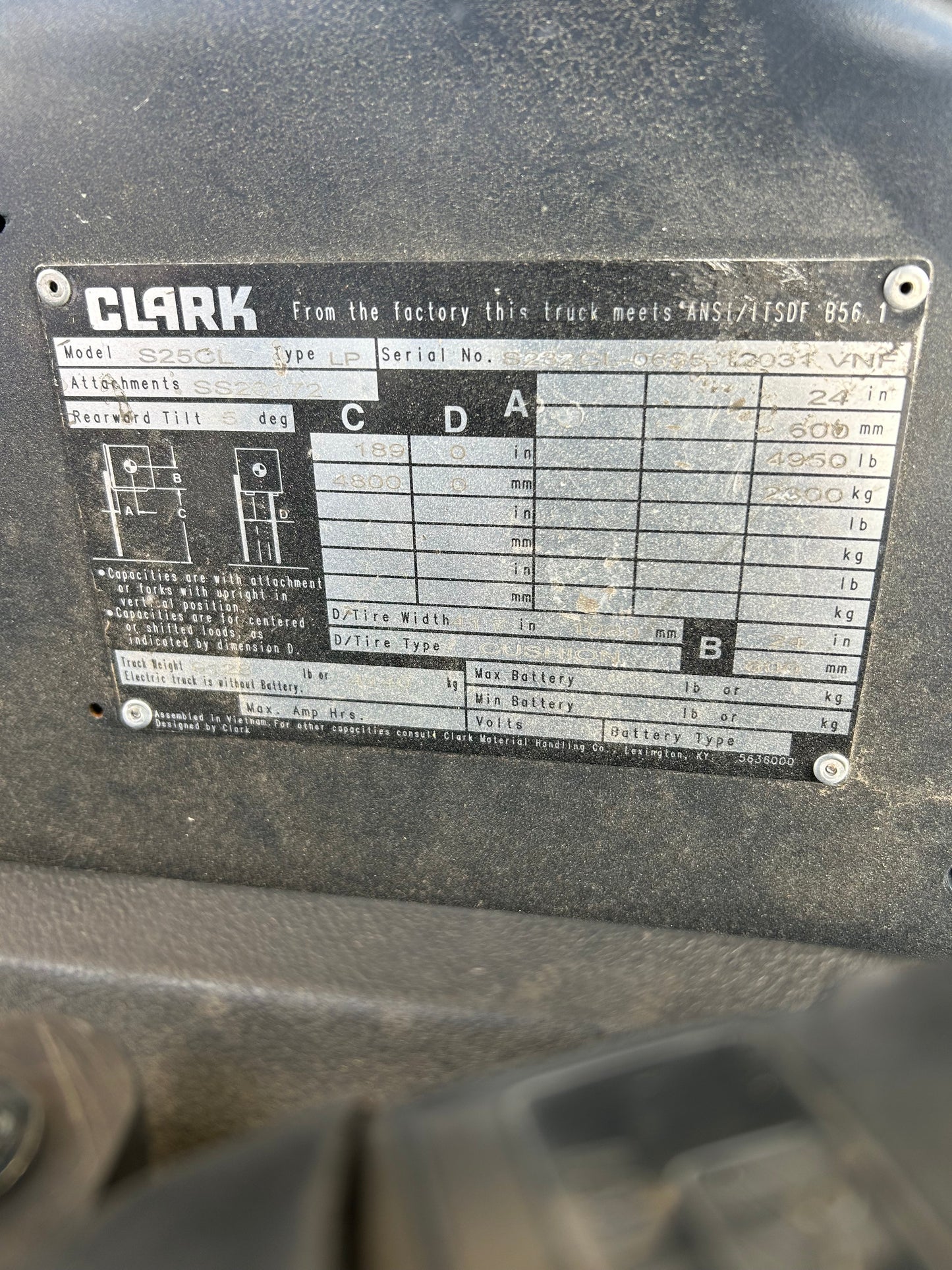 2022 CLARK S25C