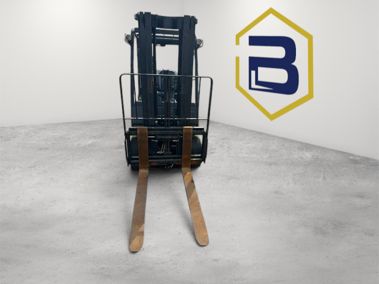 Burwell Material Handling 2023 Clark S30C forklift with 189 inch mast, sideshifter, and 42 inch forks