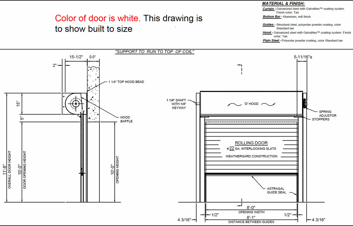 Cookson ESD10 Overhead Door – Burwell Material Handling