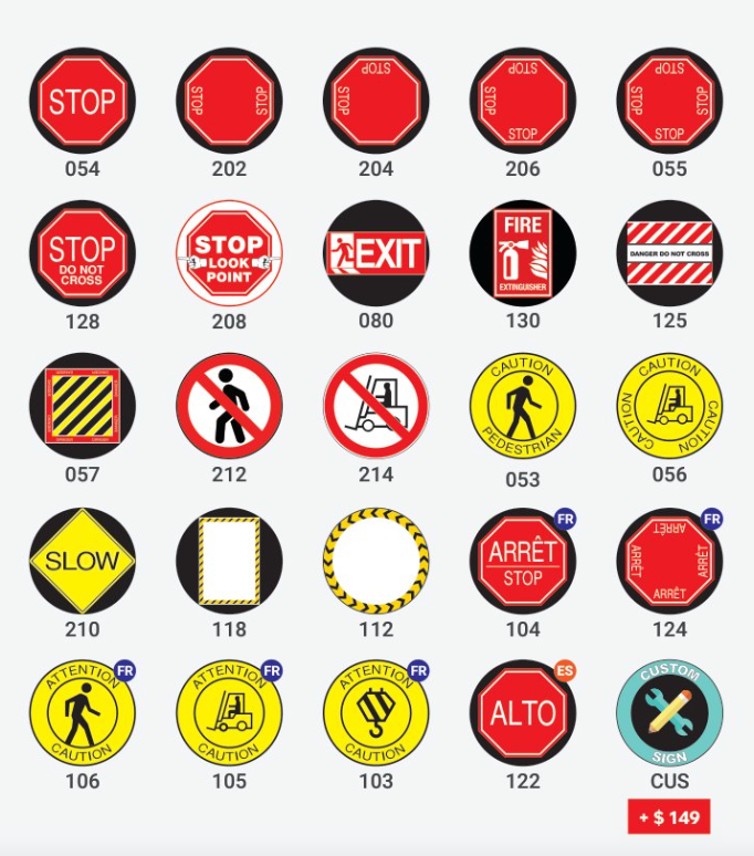 Laserglow Image Template for SafetyCast™ 300
