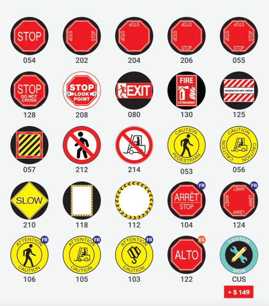 Laserglow Image Template for SafetyCast™ 300