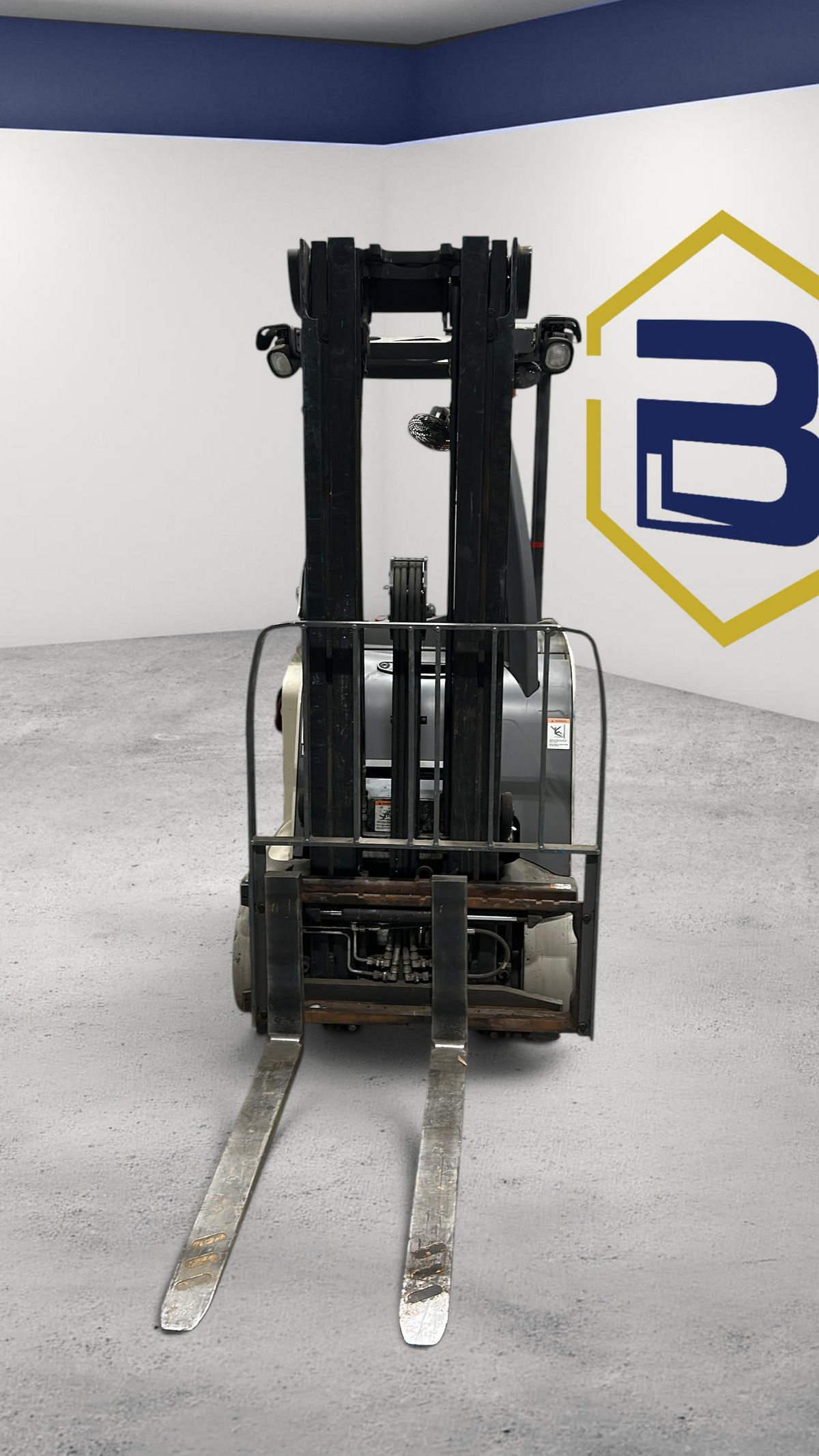 Burwell Material Handling 2019 Crown RC5545-40 electric stand-up counterbalance forklift in a warehouse setting