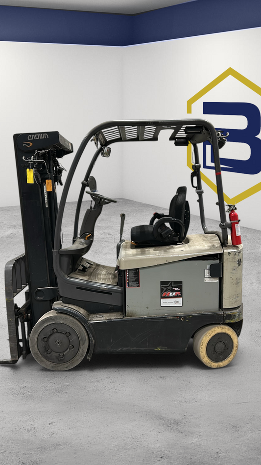 Burwell Material Handling 2017 Crown FC5225-50 electric sit-down counterbalance forklift with cushion tires
